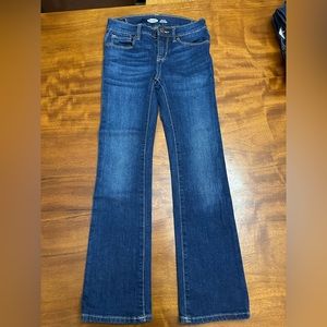 Girls Old Navy jeans, Size 8, boot cut, new, adjustable waist